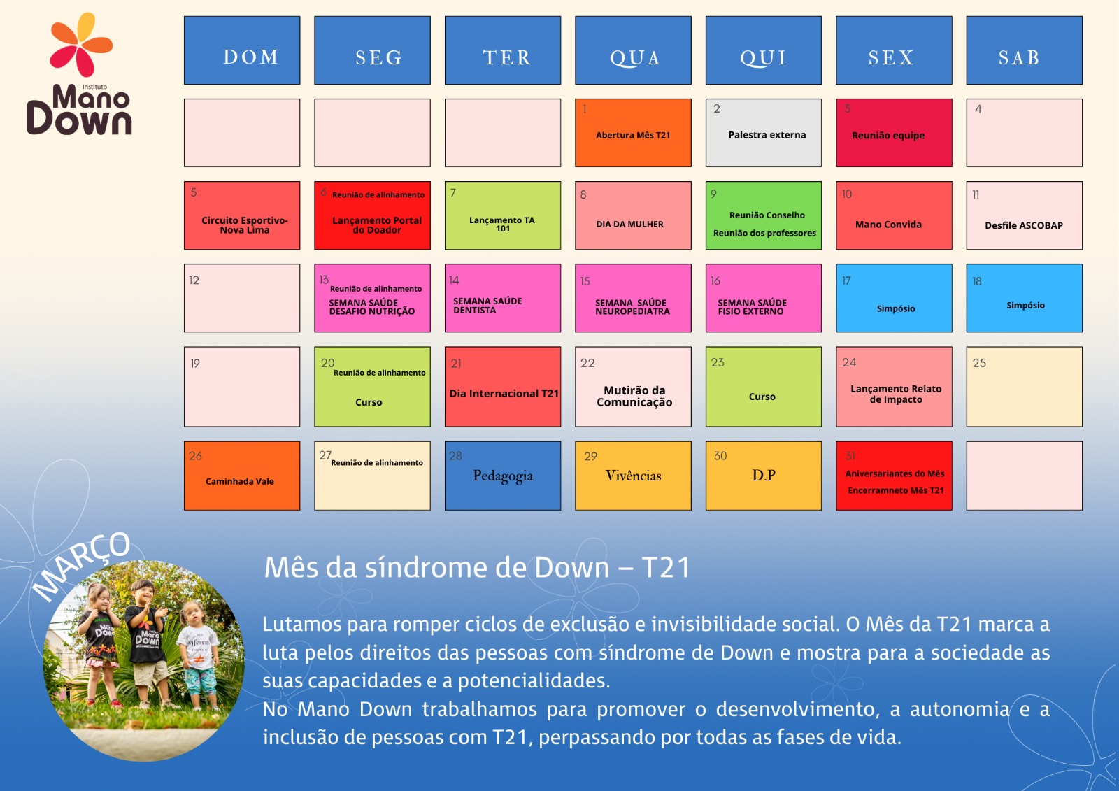 programação mês t21